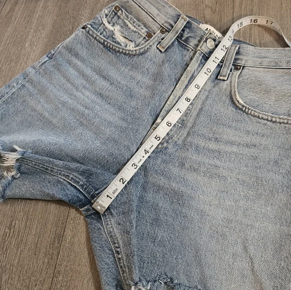 AGOLDE Riley High Rise Denim Shorts - Picture 9 of 11